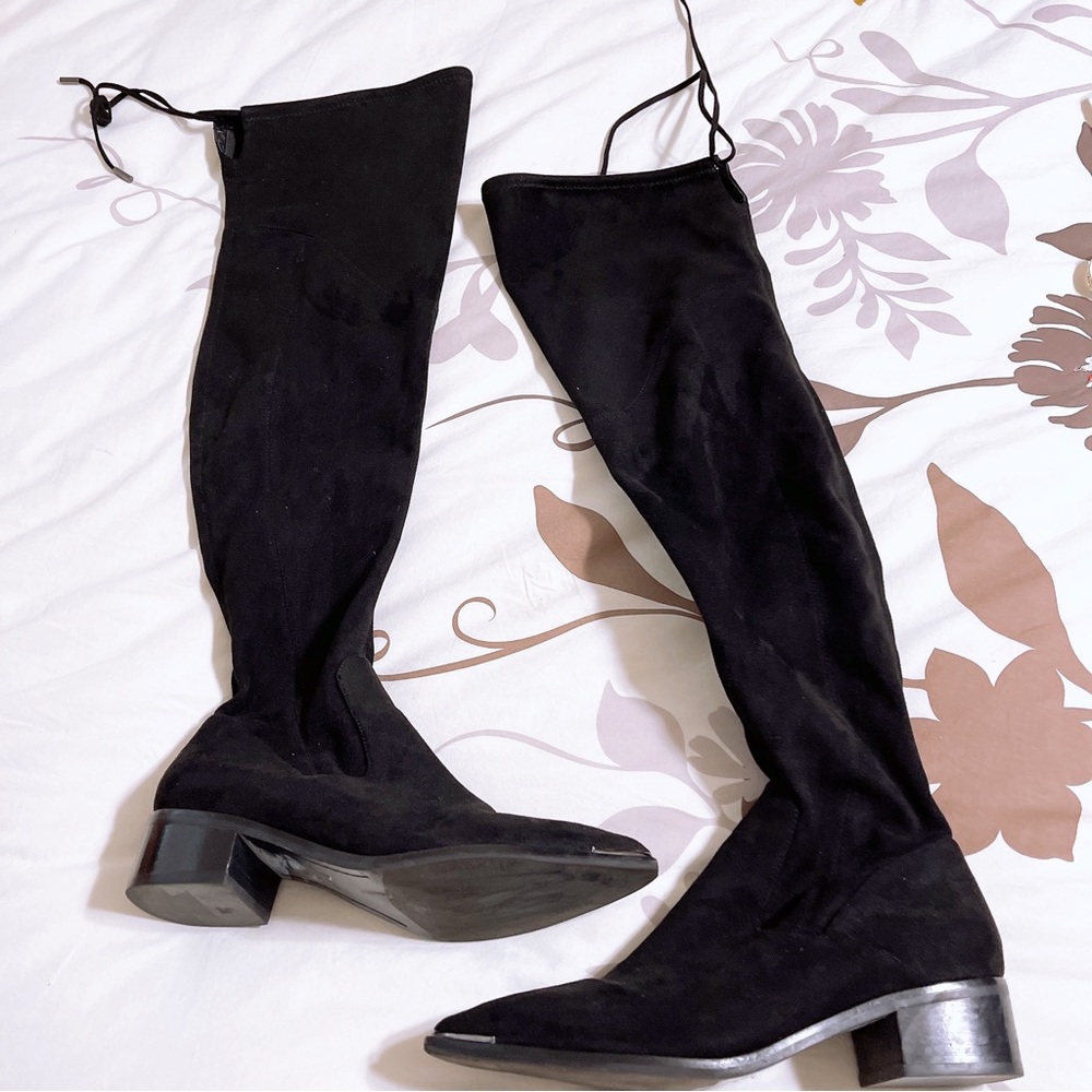 Marc fisher yuna boots over knee black